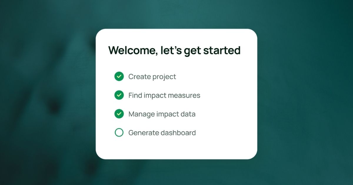 Welcome checklist