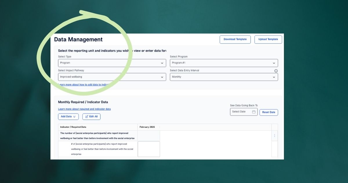 The Seedkit Data Management page 