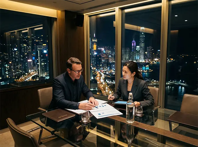 A tax advisor working with a client