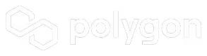 Polygon company logo with linked hexagonal shapes.