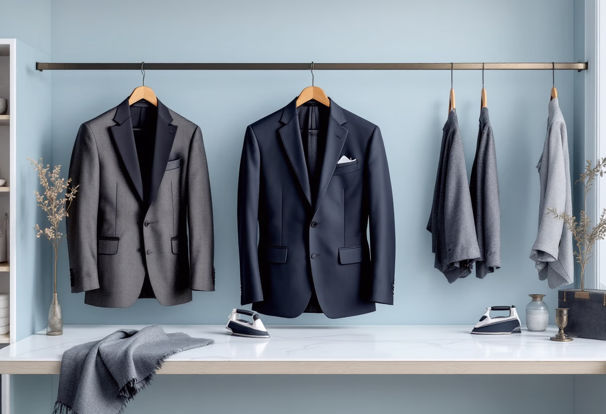 [background image] image of a cozy tailor shop interior