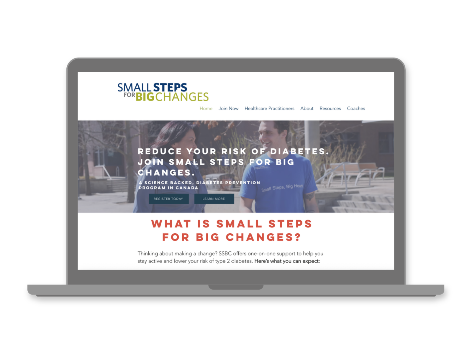 Link to the Canadian Small Steps for Big Changes website