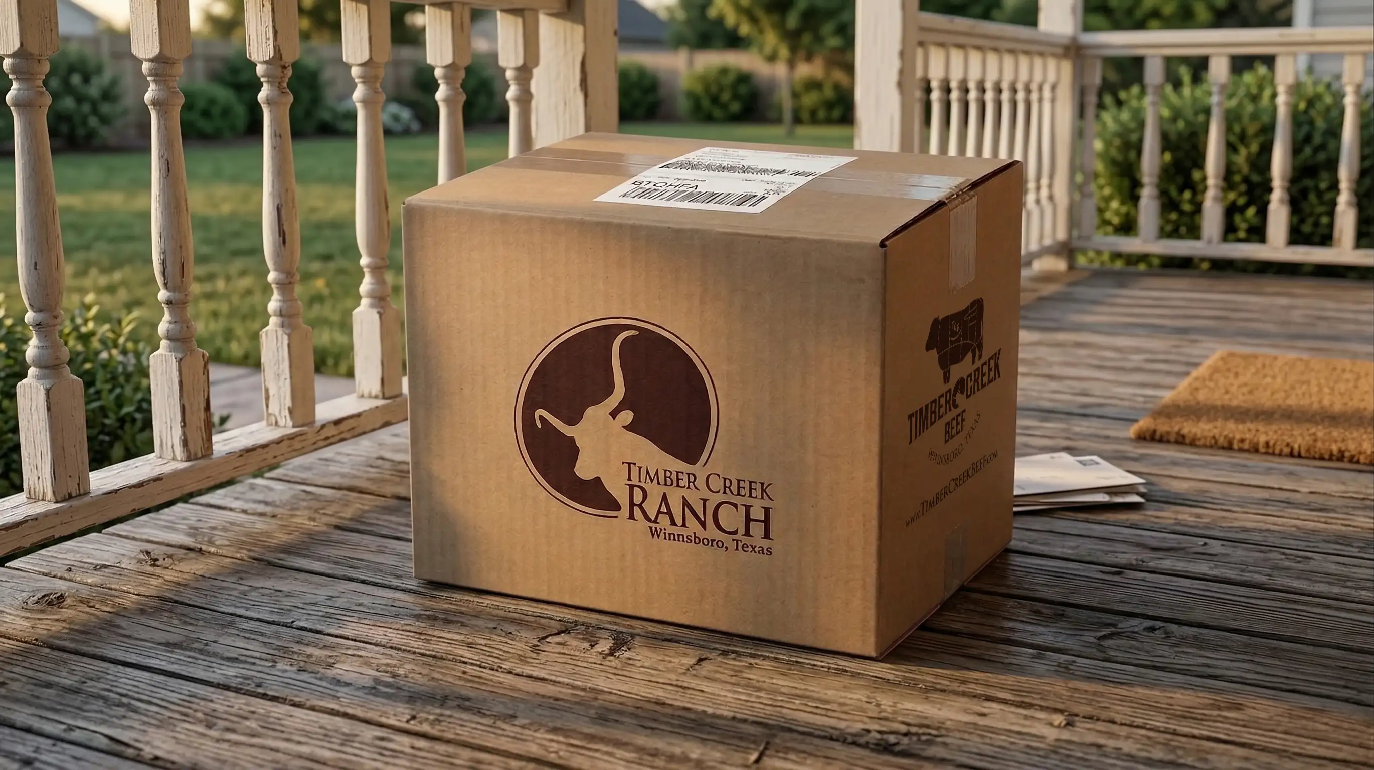 Timber Creek Beef ranch-to-table delivery box