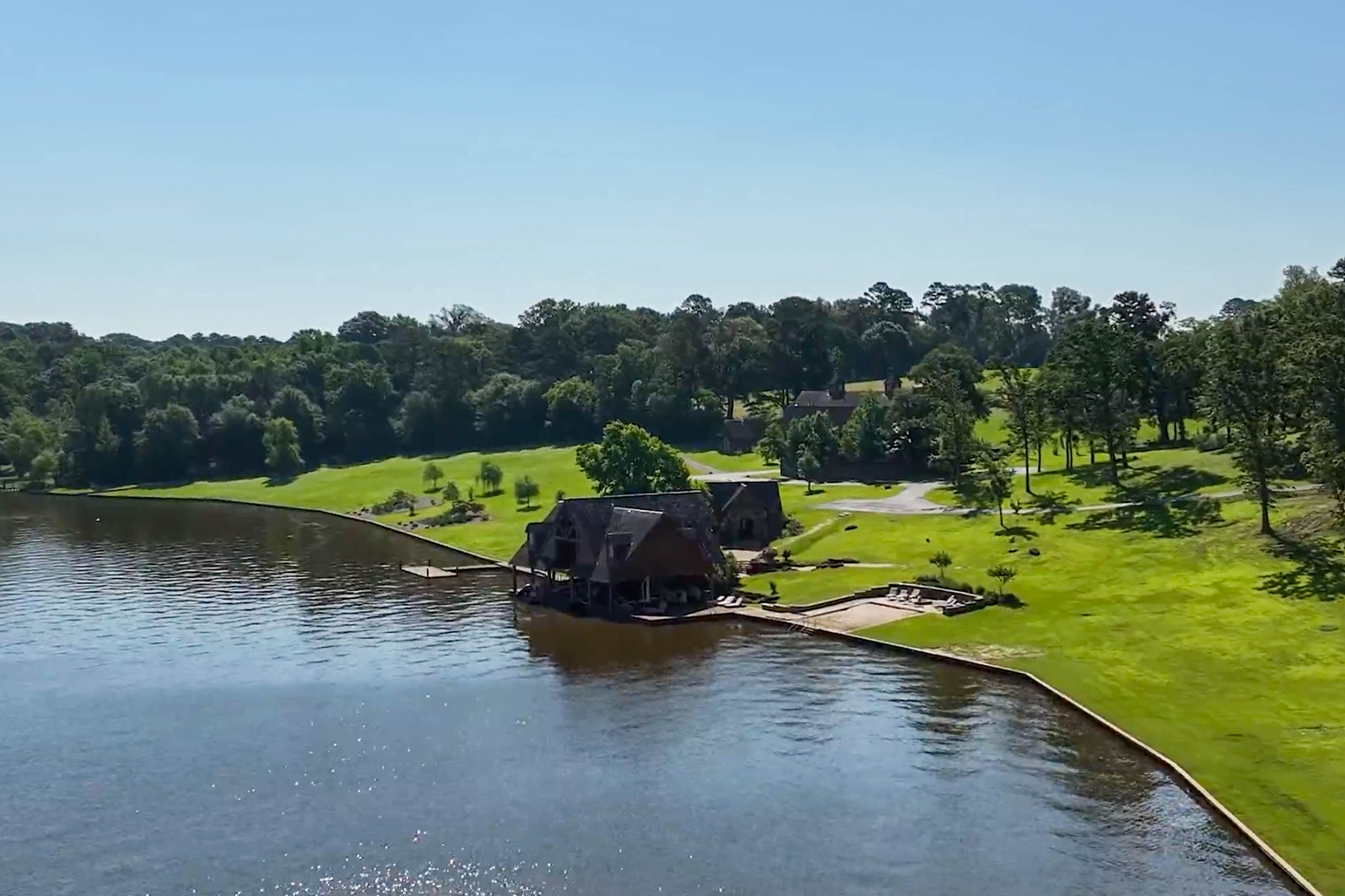 Lakeside grounds at Timber Creek Ranch