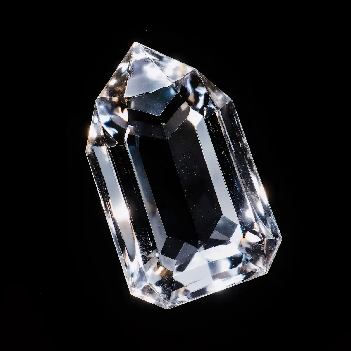 abstract chrome object 3D render for modern design