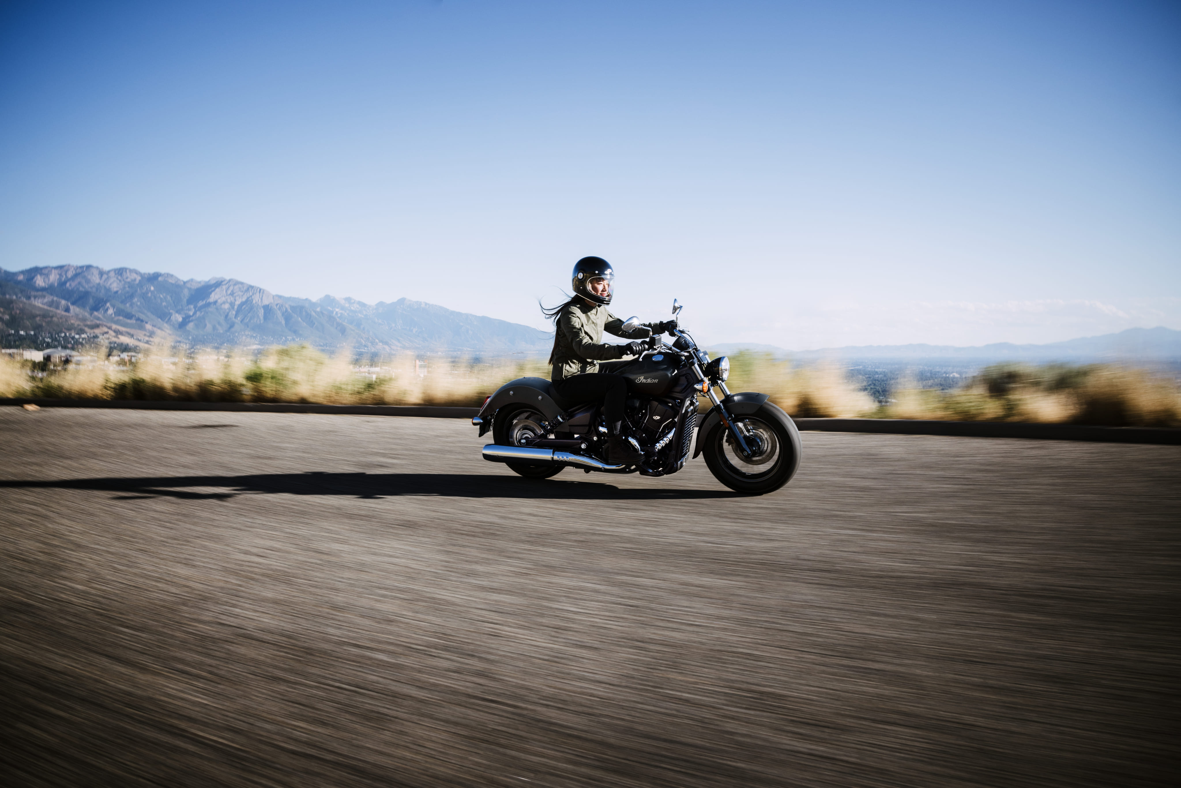 Scout Sixty Classic riding