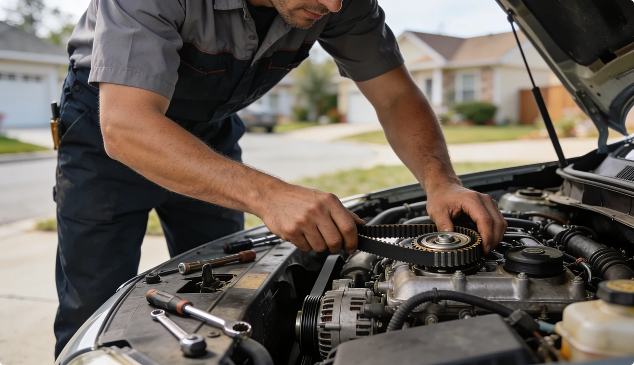 A properly functioning drive belt ensures that all of these systems run smoothly, preventing engine strain and keeping everything in balance