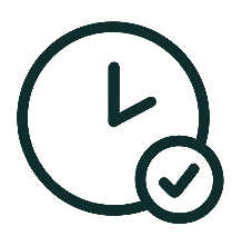 Timer icon symbolizing the efficiency gains and time-saving capabilities of the Socius legal associate.
