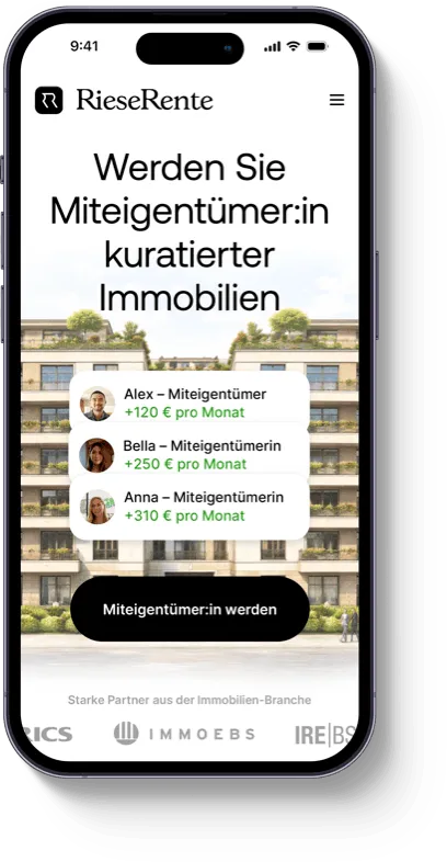 RieseRente – Ihr Immobilien-Portfolio mobil verwalten