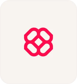 A red flower on a white background.