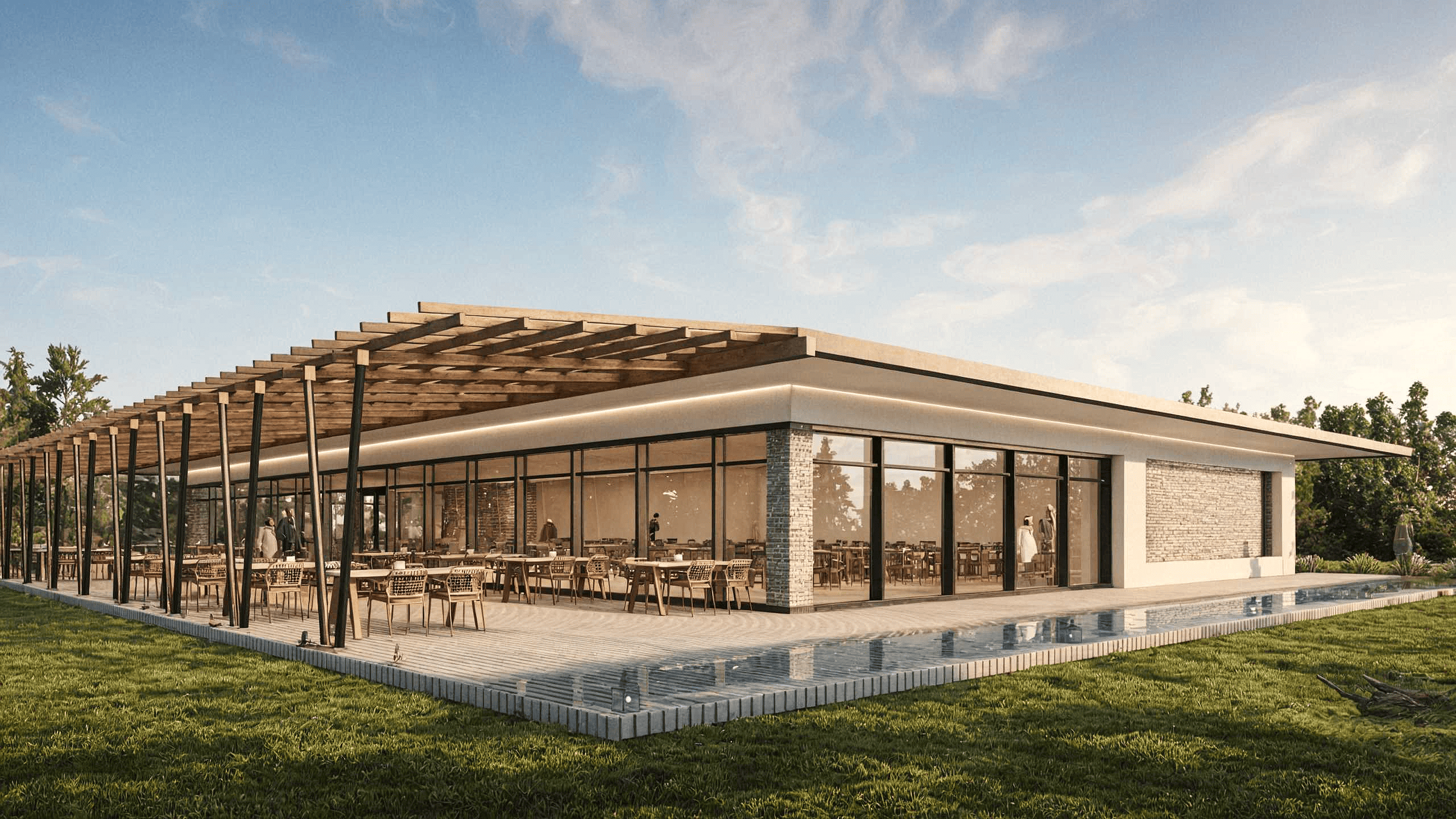 image of company headquarters (for a trucking company)