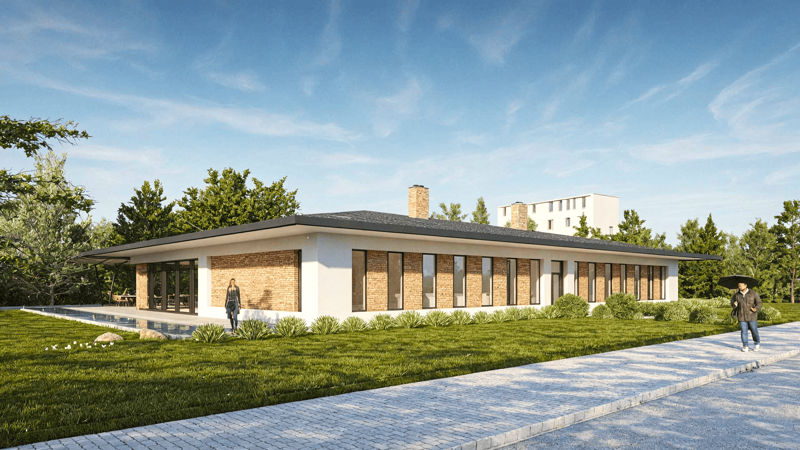 image of company headquarters (for a trucking company)