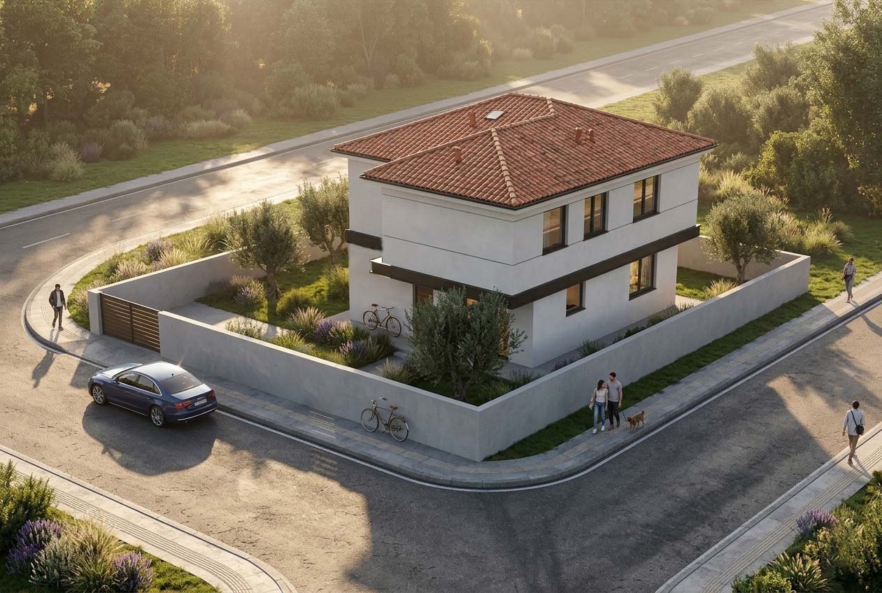 image of a busy downtown area for a mobility and transportation business [background image]