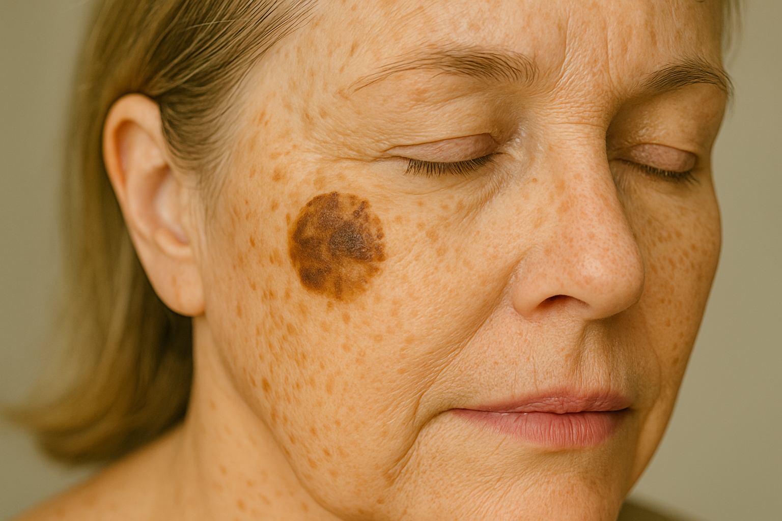 Solar Lentigo & Freckles