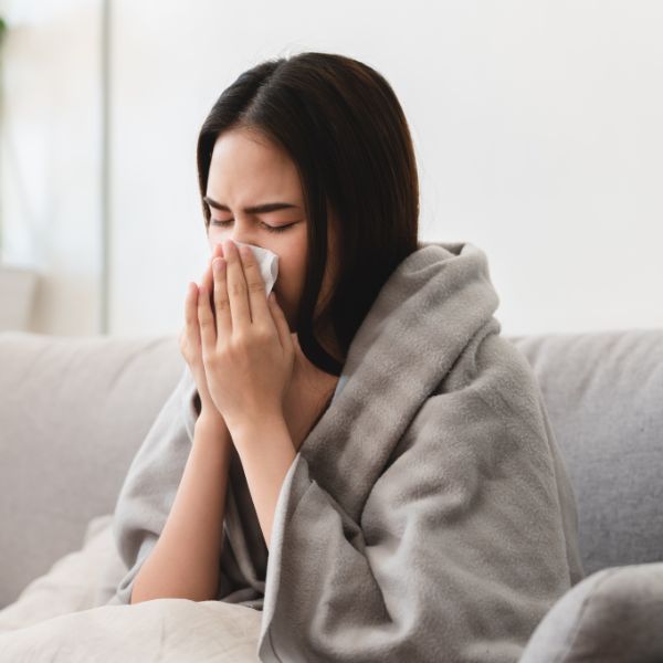 Fine lines and crepey texture