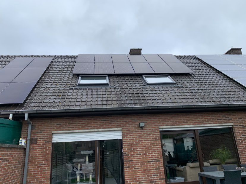 Zonnepanelen - woning Tielt