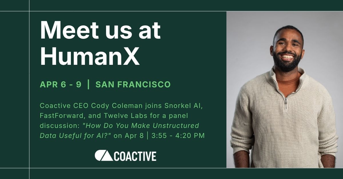 Meet us at HumanX 2026 in San Francisco as we discuss how to make unstructured data useful for AI. 