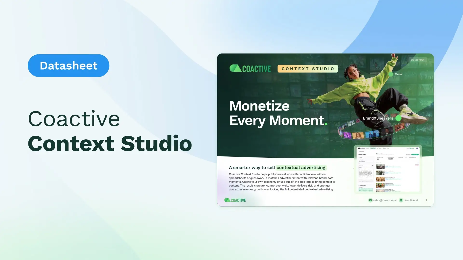 Context Studio: Monetize Every Moment.