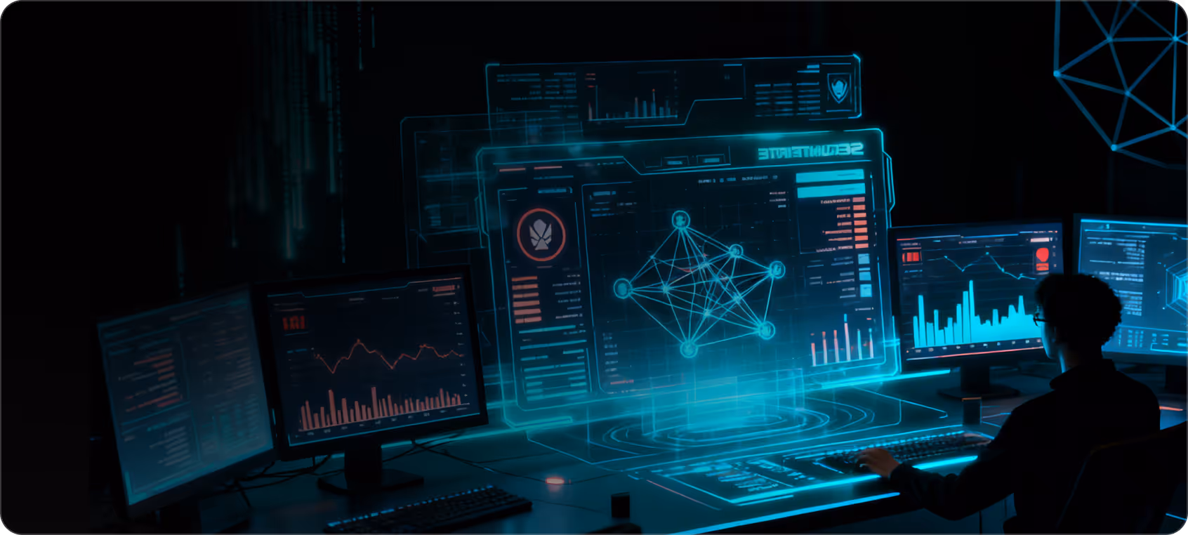 Monitoring and patching dashboard with network analytics screens