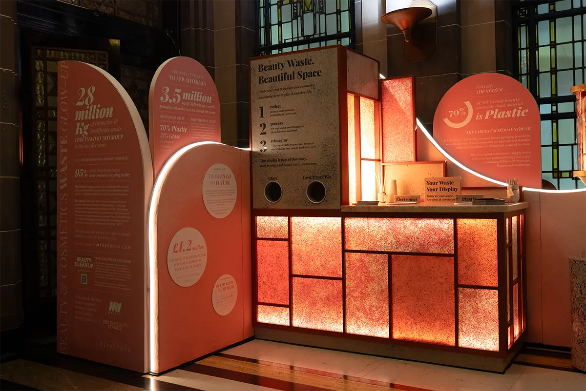 British Beauty Council - British Beauty Week - ReFactory scale of beauty waste