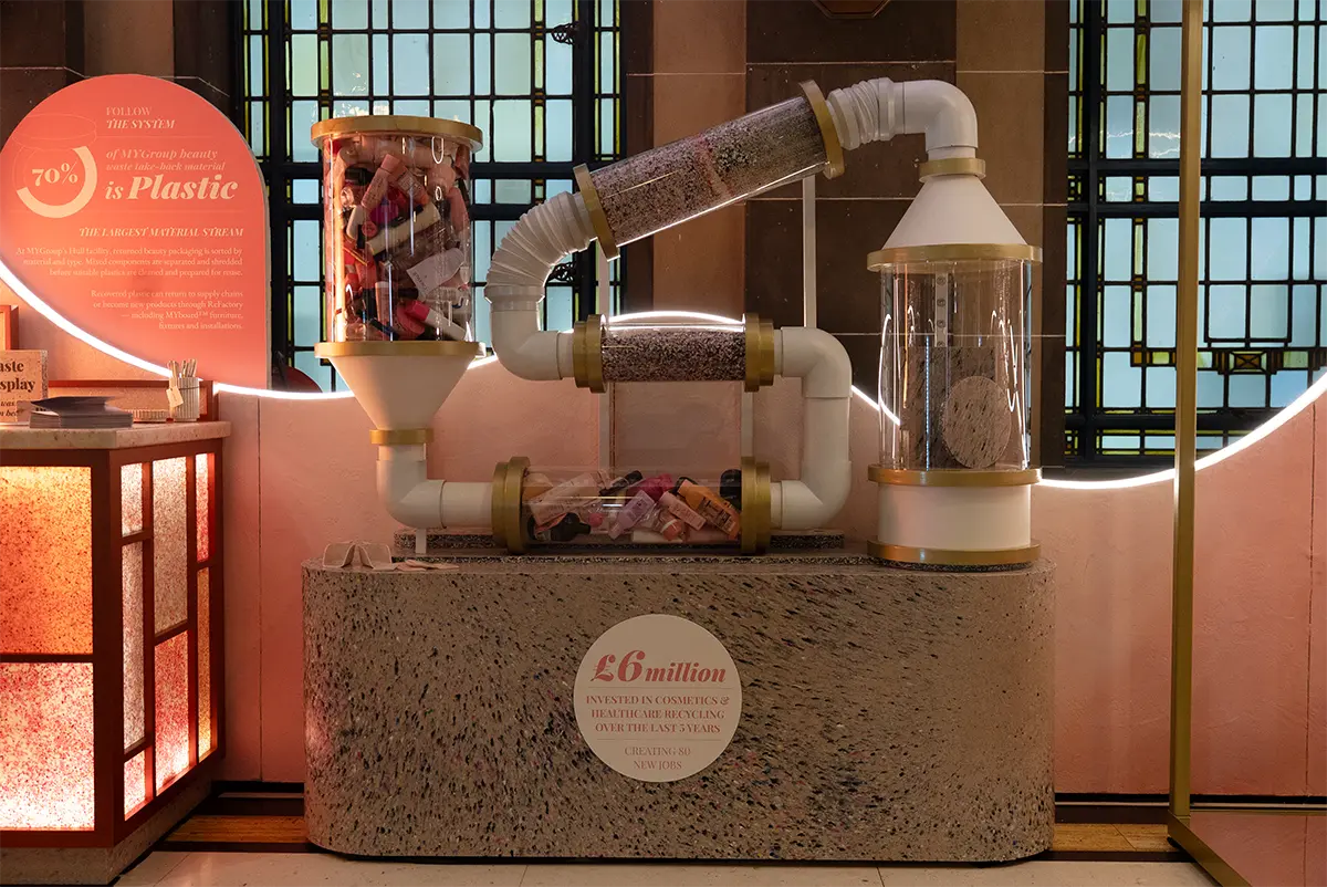 British Beauty Council - British Beauty Week - ReFactory cosmetics recycling process