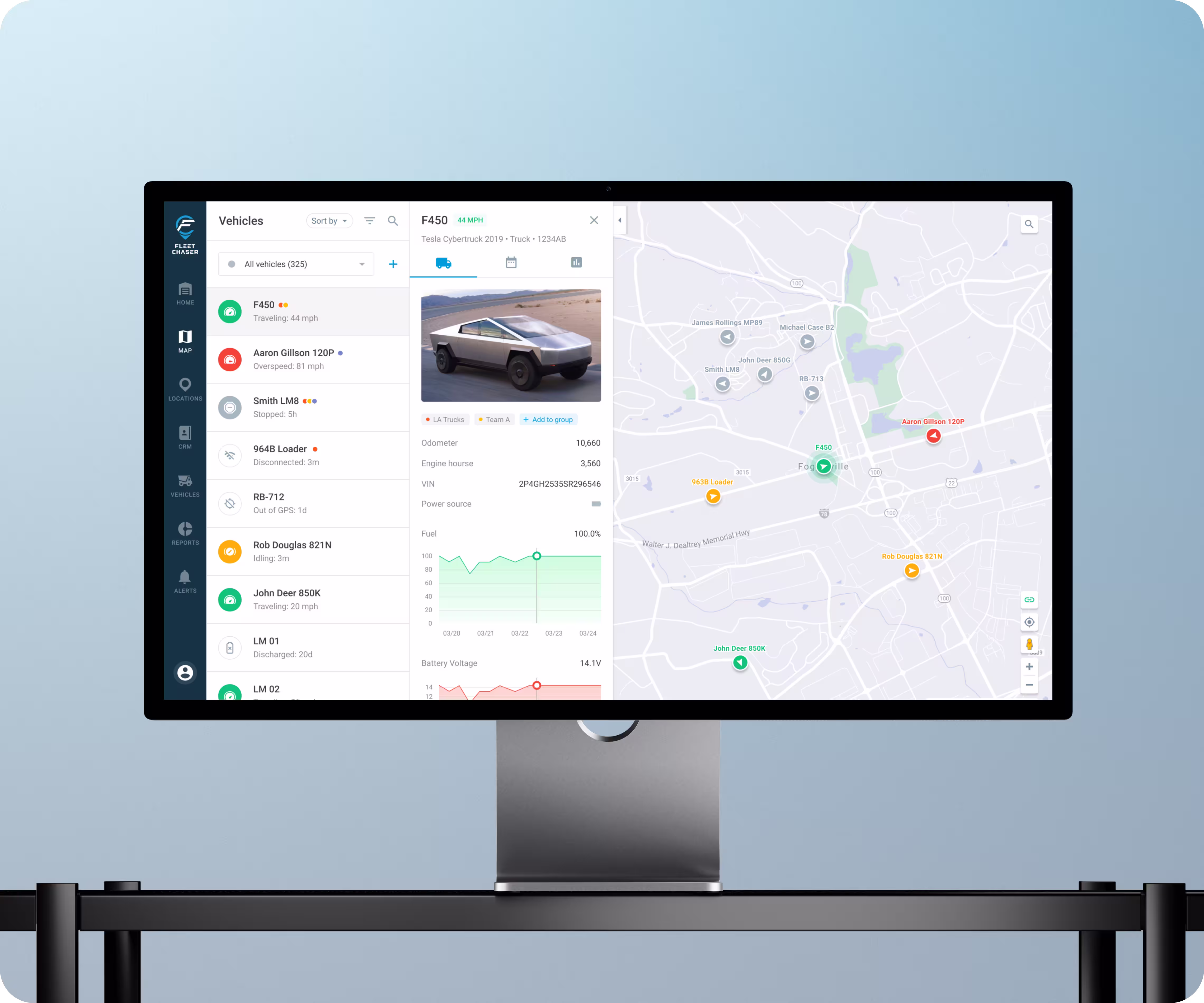 FleetChaser - fleet management platform