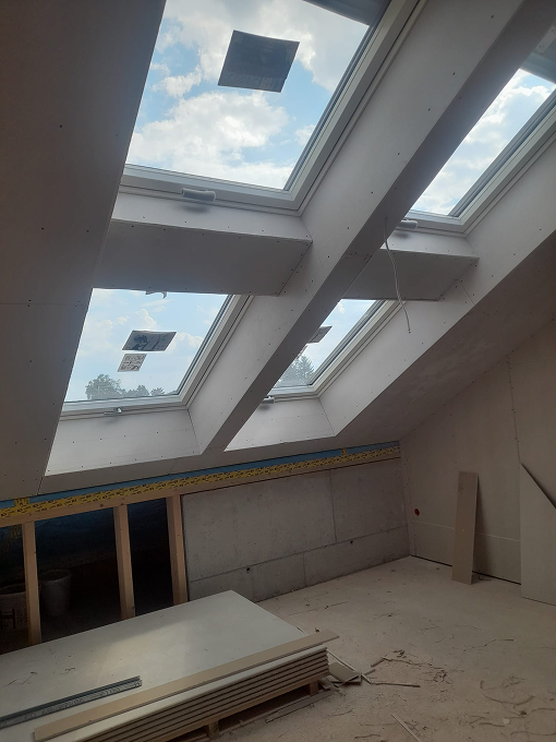 Referenzfoto sauber ausgeführter Trockenbauarbeiten