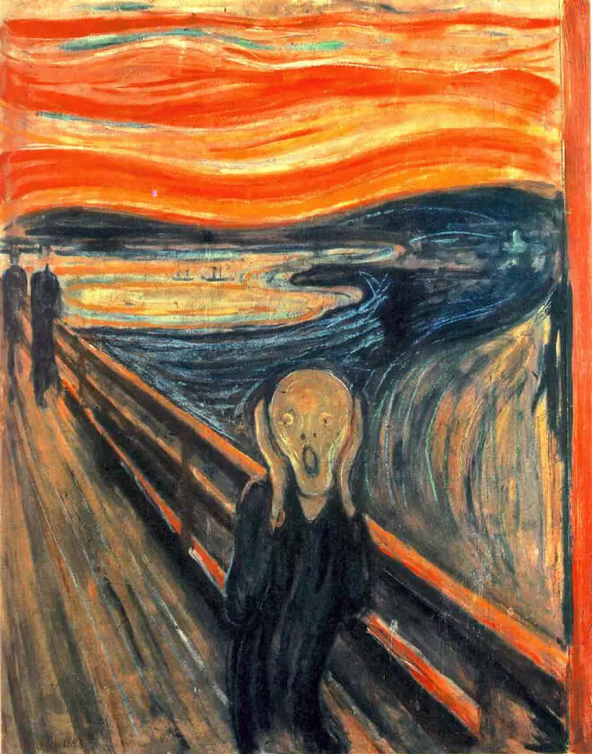Tableau "Le Cri" de Edvard Munch