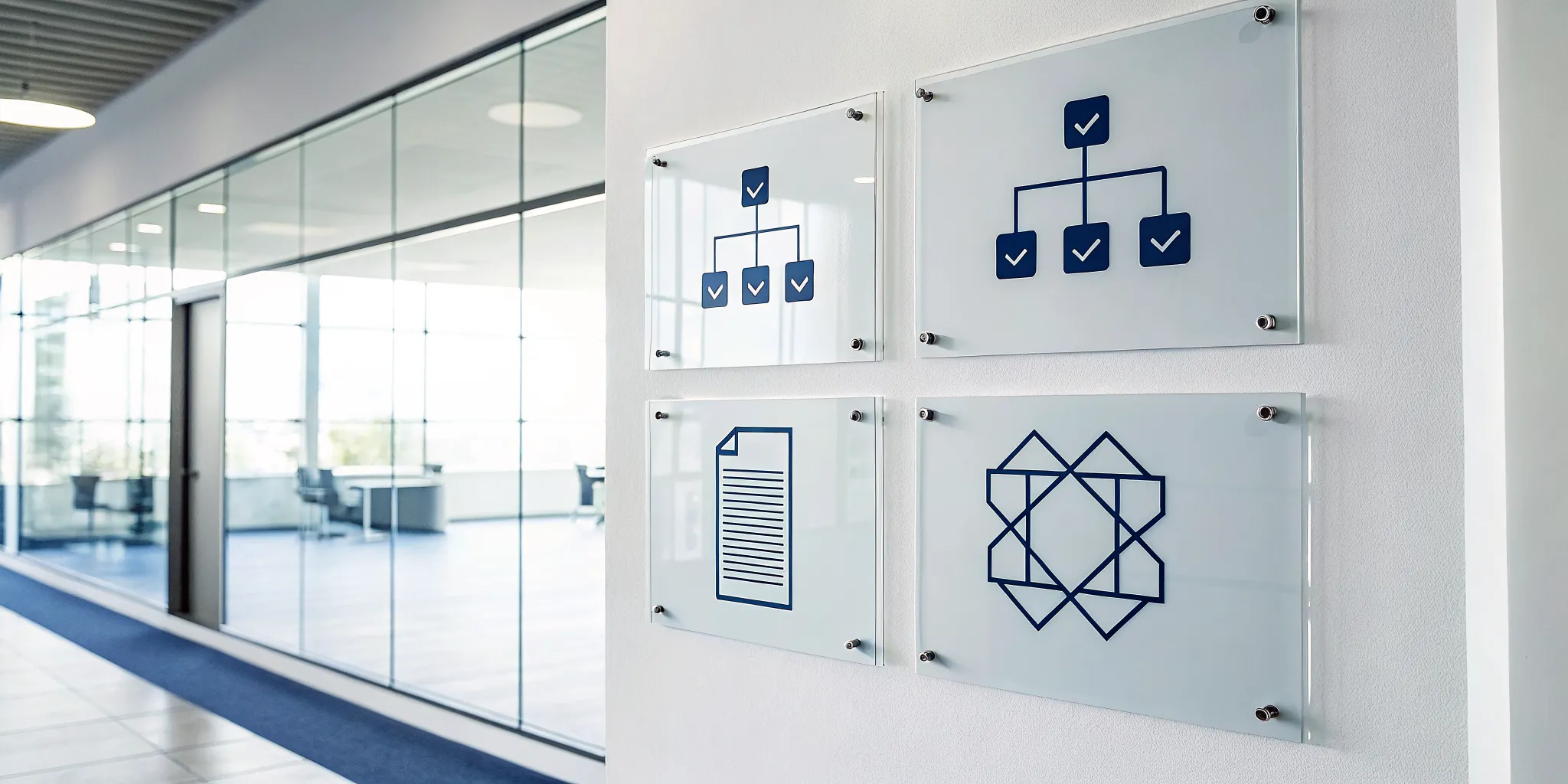 The four types of business rules displayed as a set of icons.