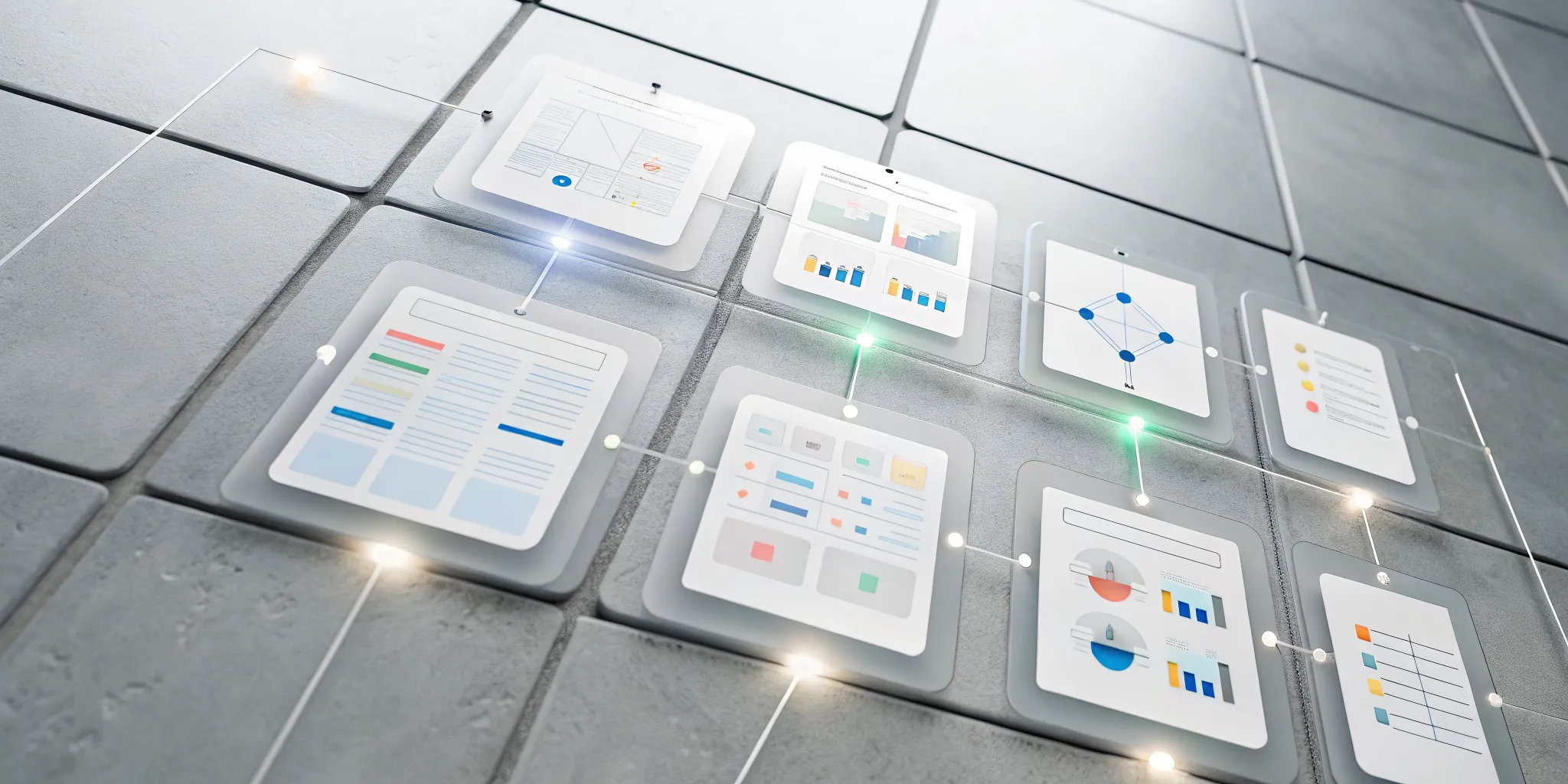 AI document parser dashboard showing data extraction, charts, and automated workflows.