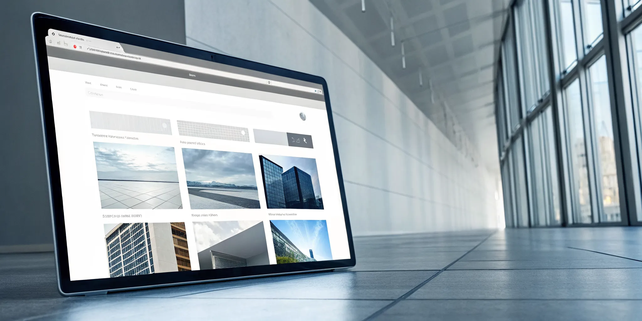 Laptop displaying a drag and drop html form builder interface.