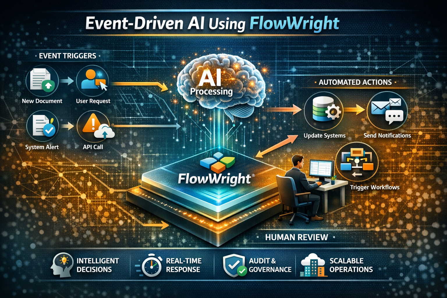 Event-Driven AI Using FlowWright