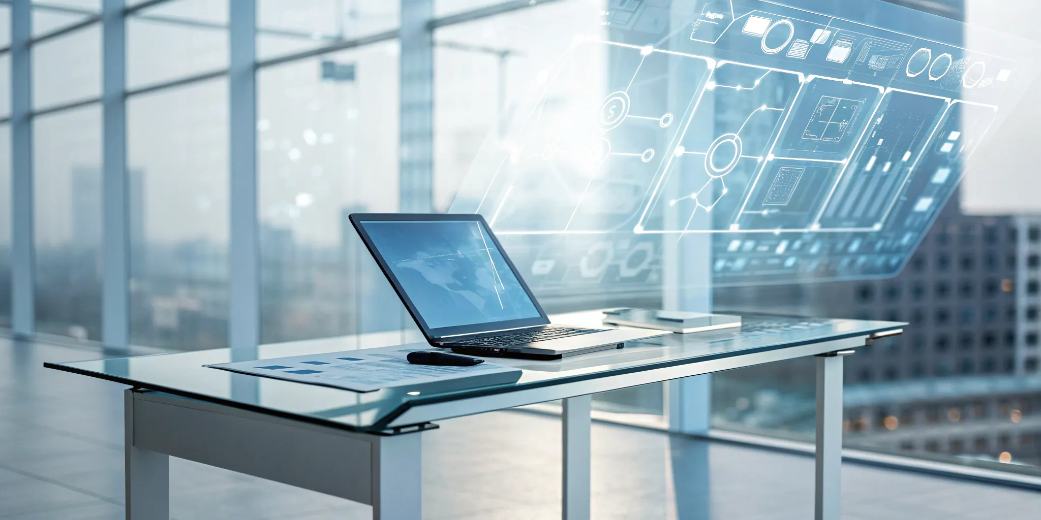 Enterprise BPM software dashboard displaying automated workflows and key performance indicators.