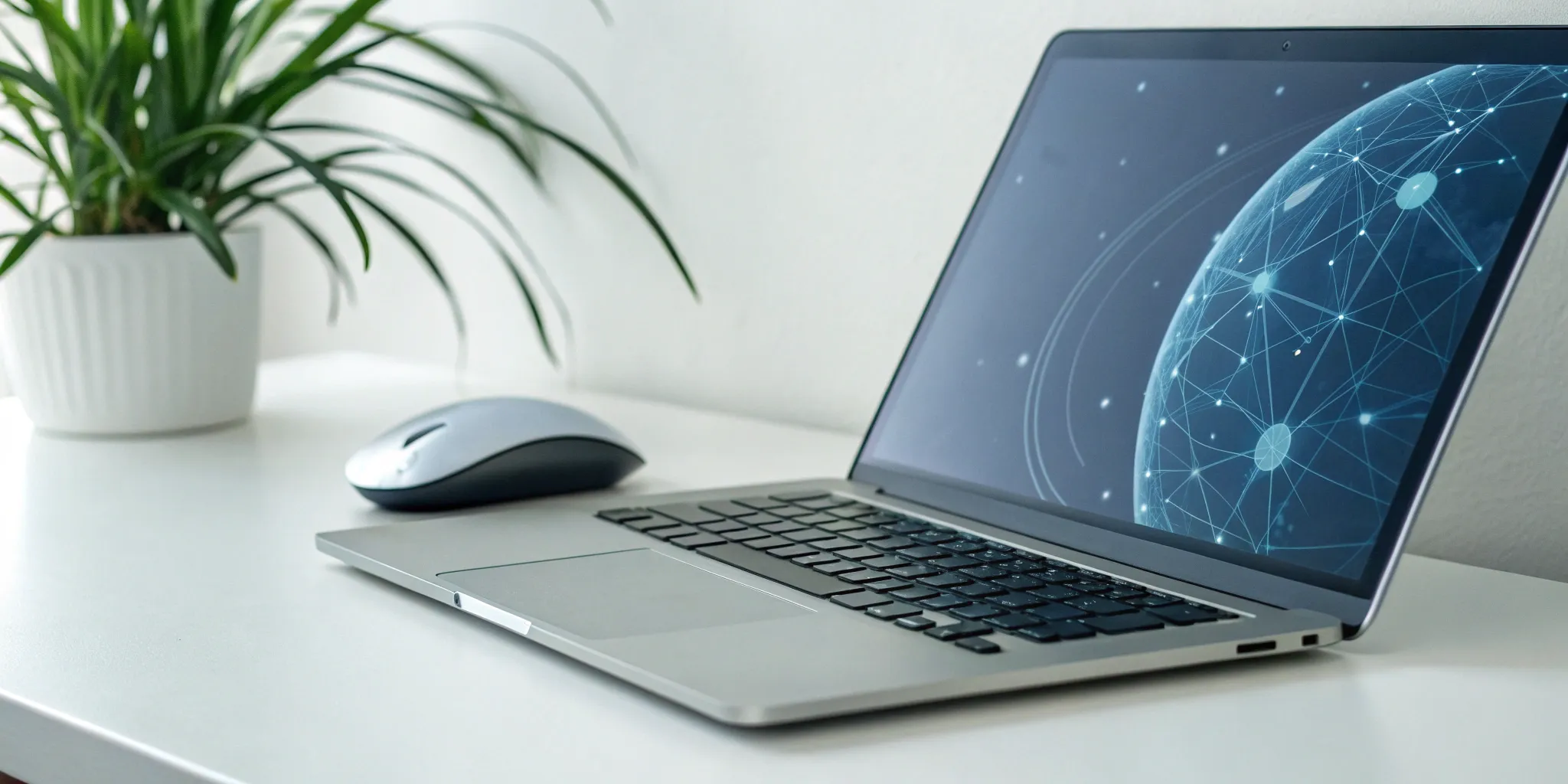 A laptop screen showing a BPM software platform for business process automation.