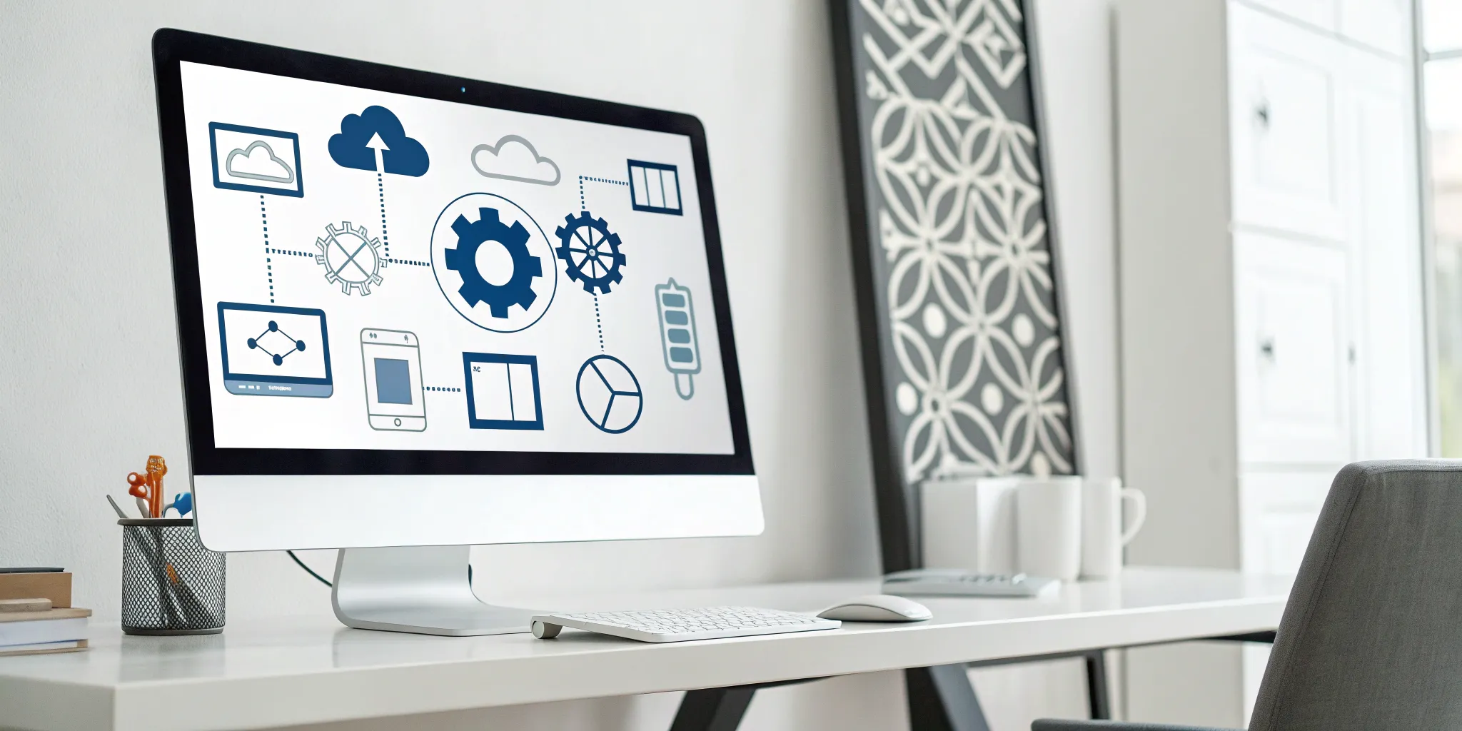 A buyer's guide to AI workflow generator tools displayed on a computer screen.