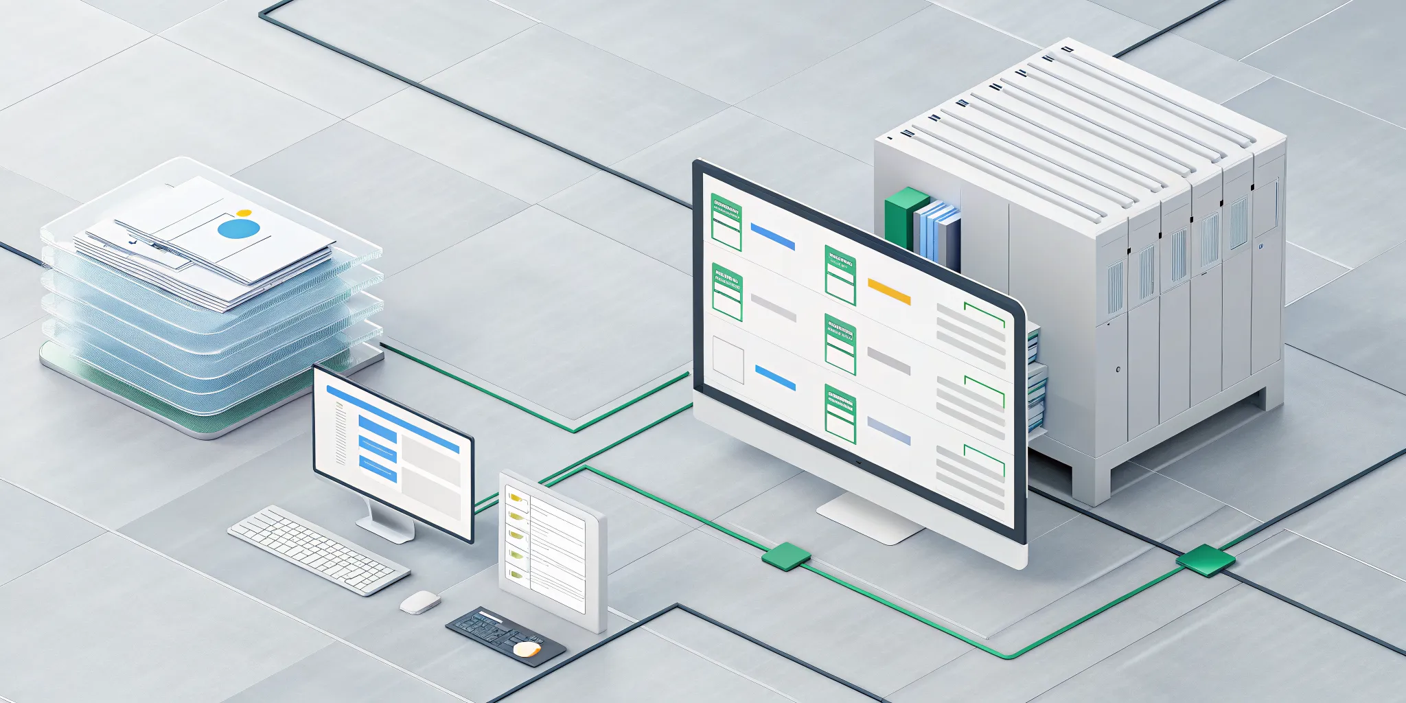 AP automation system streamlining invoice processing and approvals on a digital dashboard.