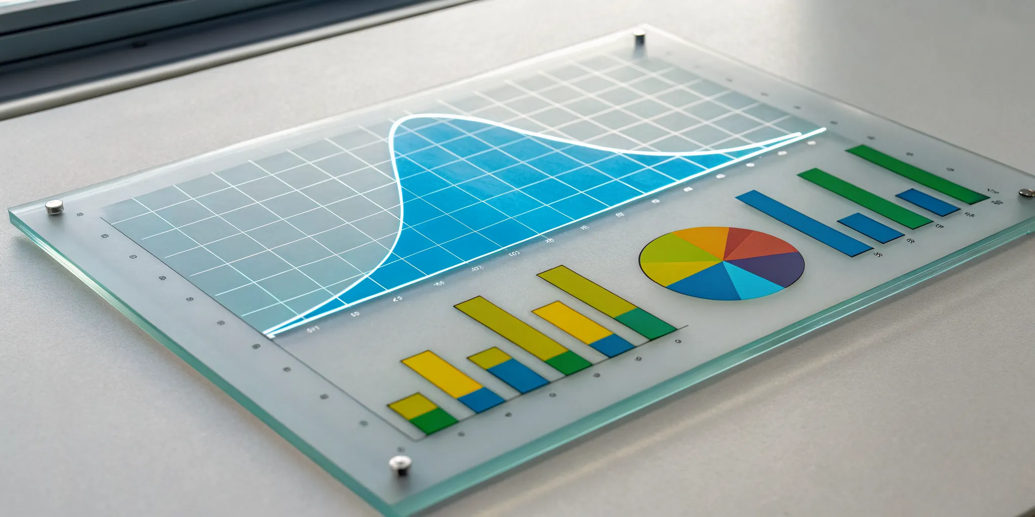 A chart analyzing process capability with a bell curve measuring performance against specification limits.