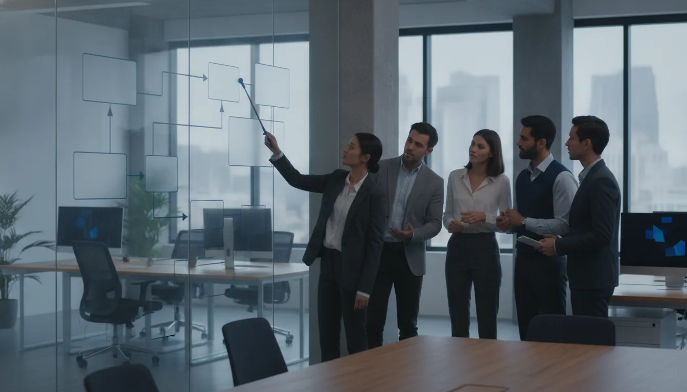 Enterprise team designing AI for workflow automation