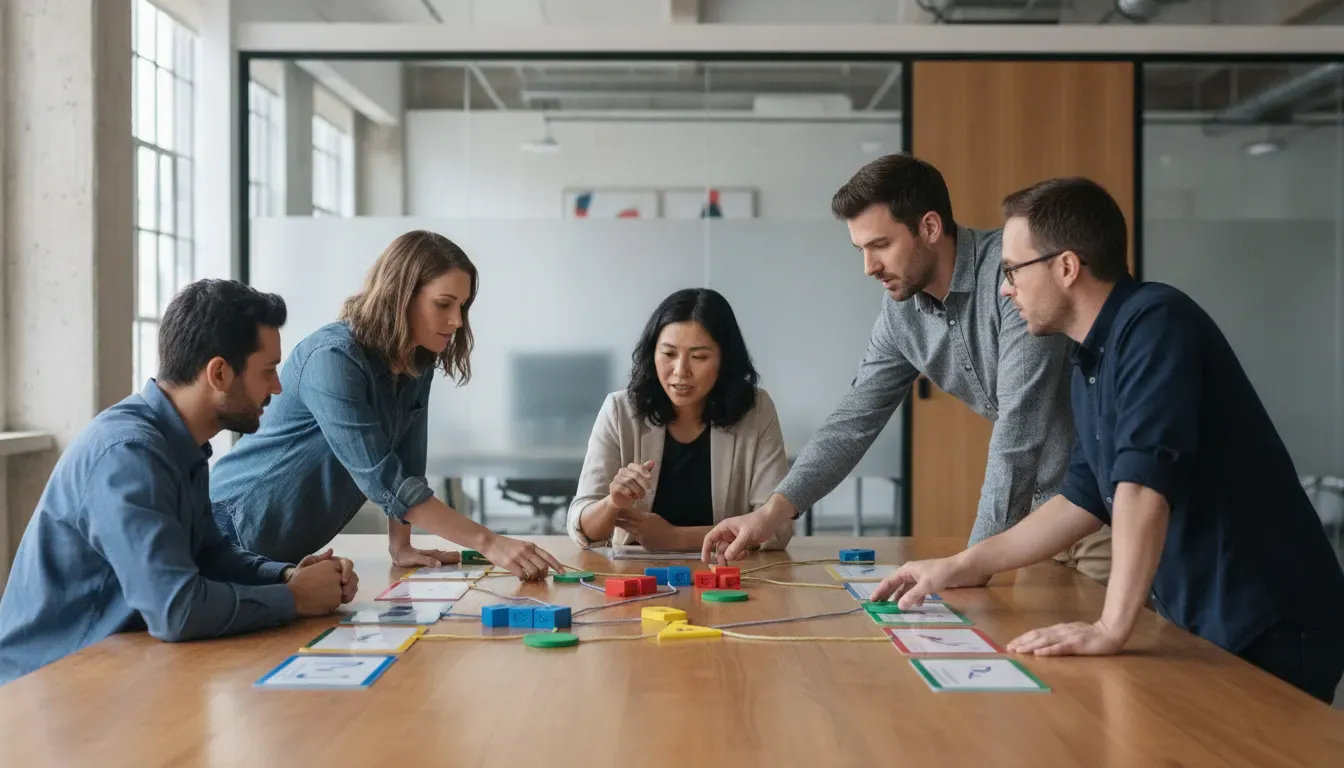 Enterprise team mapping an intelligent automation platform for governed execution