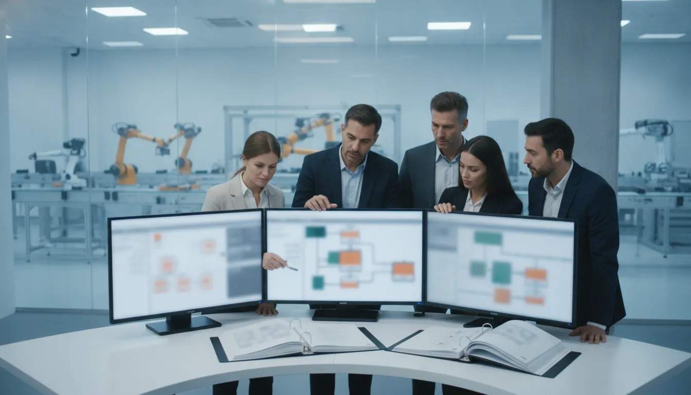 Quality team reviewing a quality deviation approval workflow