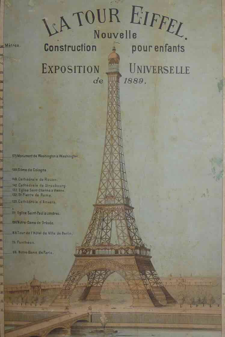 Représentation d'archive de la Tour Eiffel