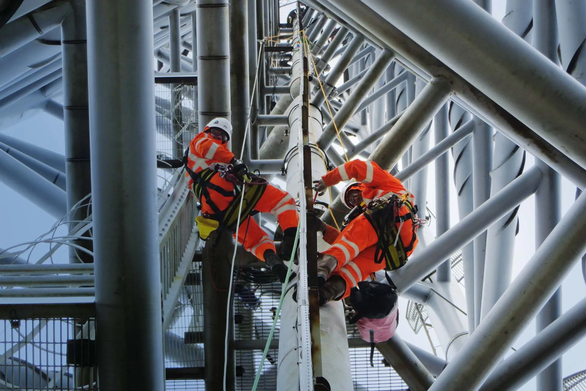 Conbit personnel working on an installation 