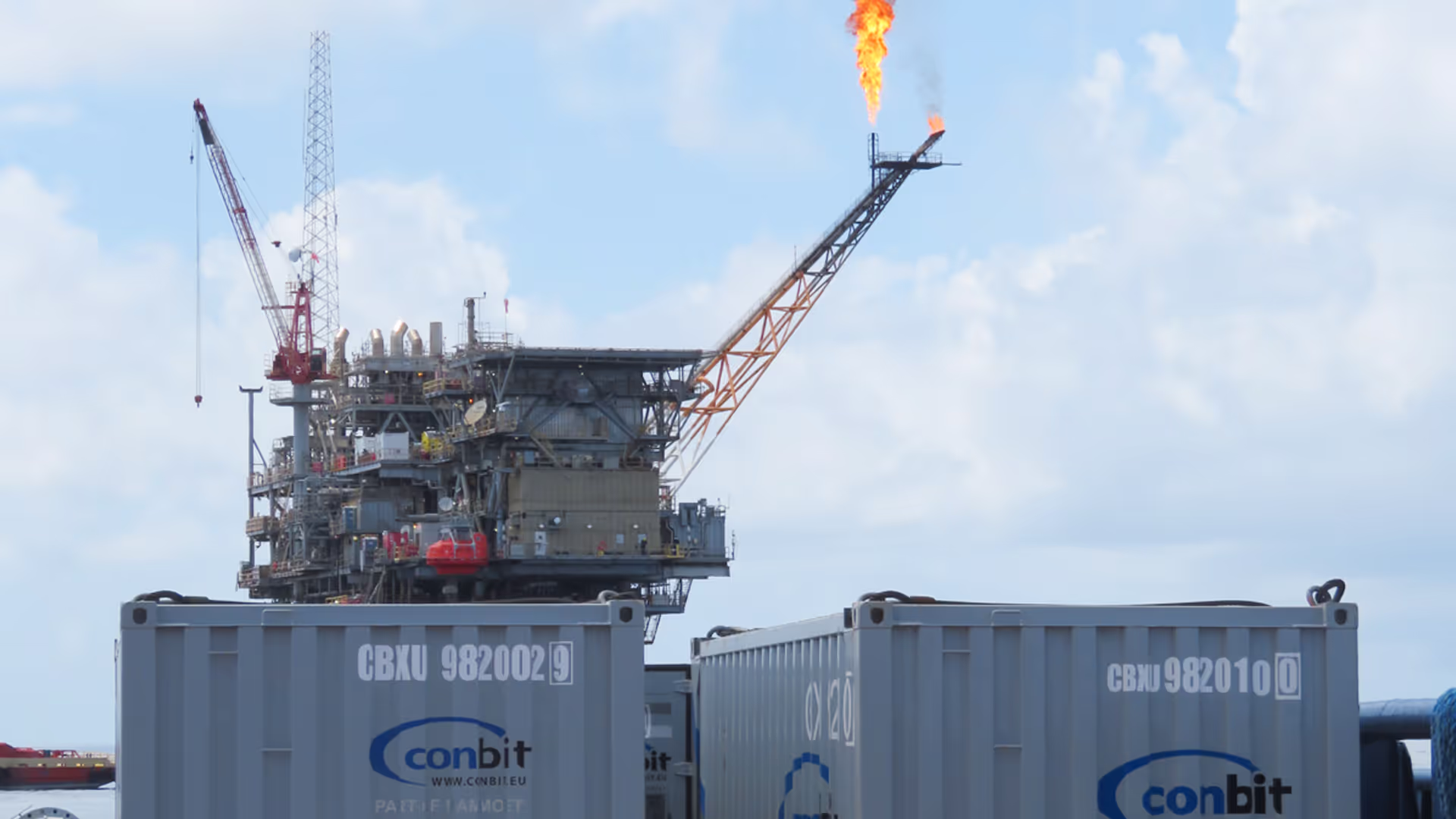 Flare tip replacement - Enchilada Platform, Gulf of Mexico 