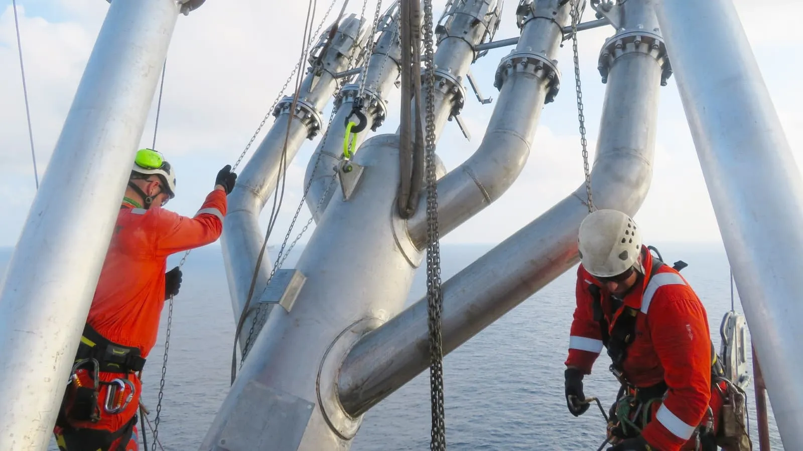 Flare tip replacement - Salsa Platfrom, Gulf of Mexico 