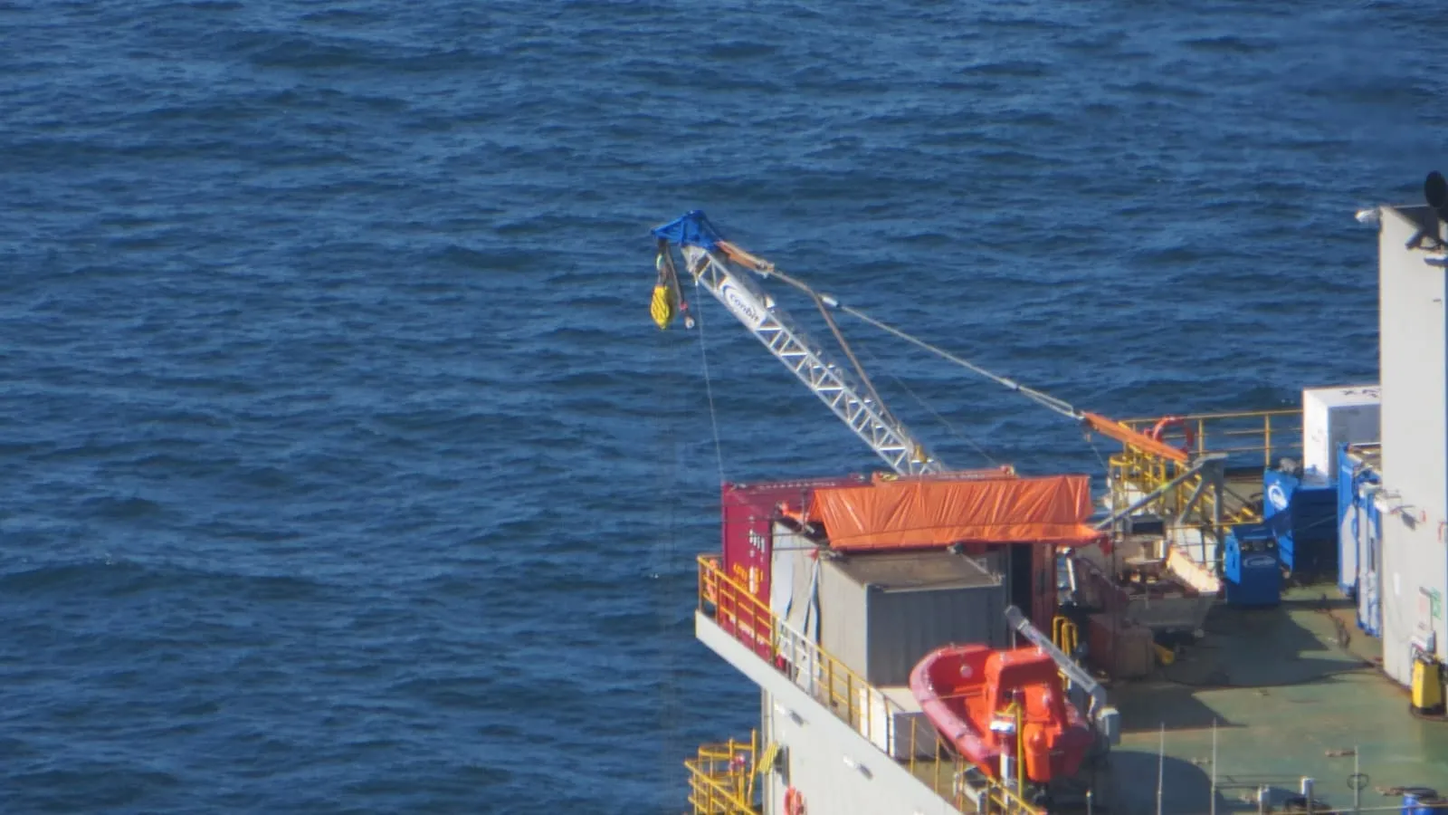 Conbit's modular lifting system to execute the umbilical pull-in at Global tech 1 substation 