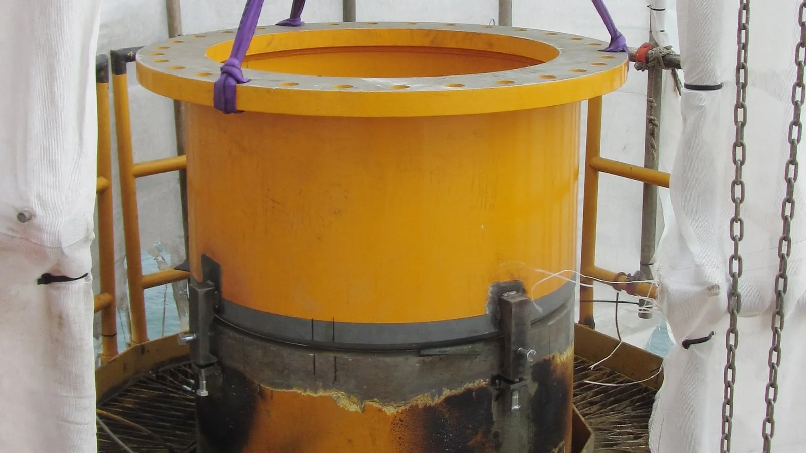 Crane pedestal replacement - L10-E North Sea 