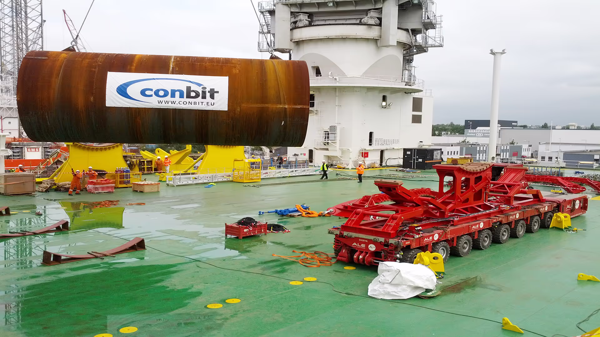 The new Monopile handling and skidding solution 