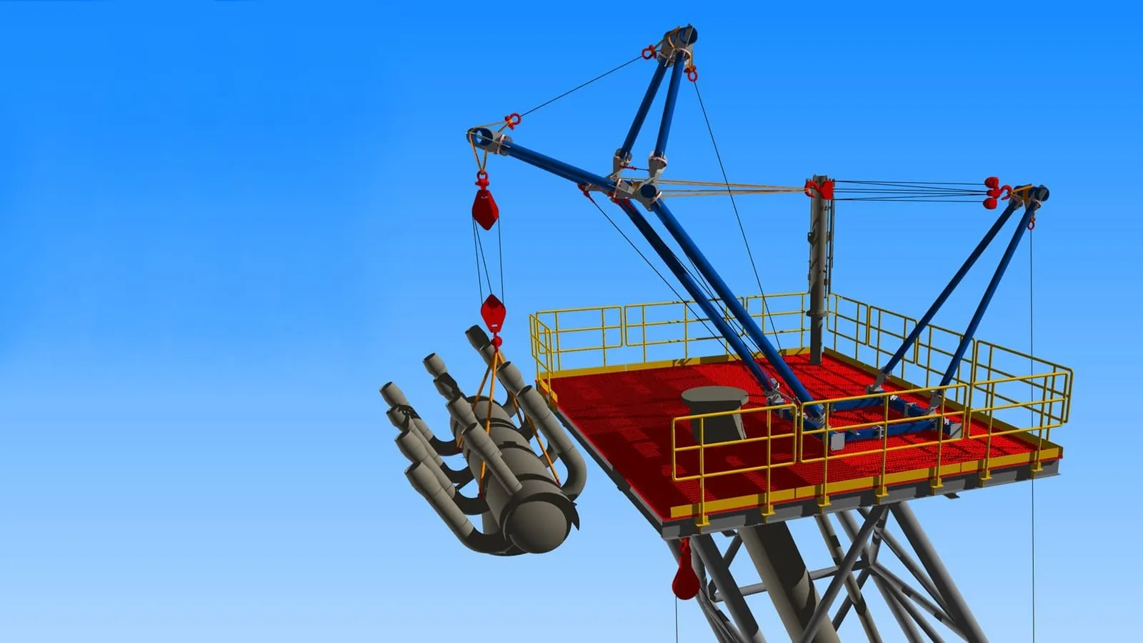 The engineered solution for the flare tip handling system 