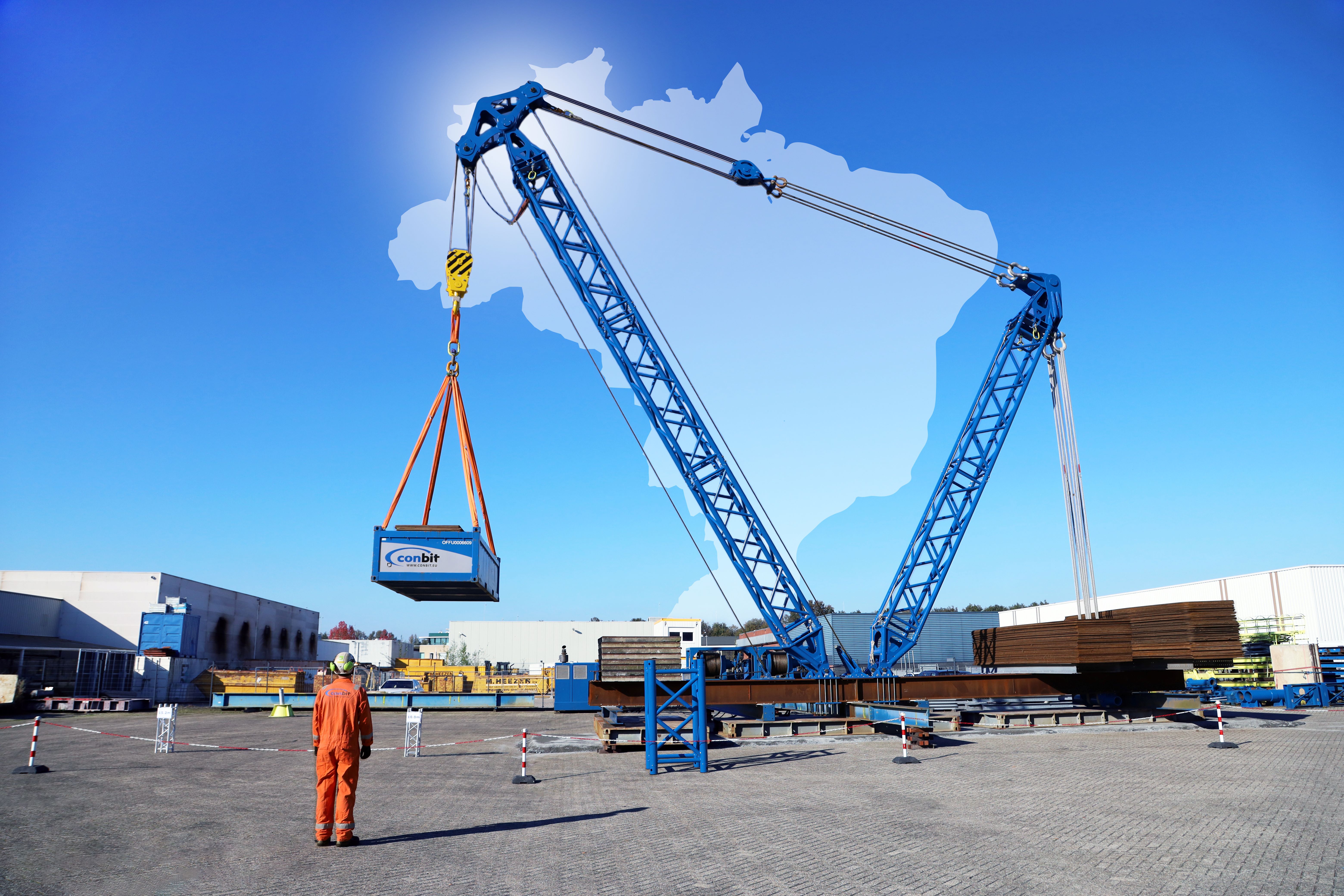 The SL900 modular lifting system is an alternative to crane vessels for offshore lifts and available in Brazil
