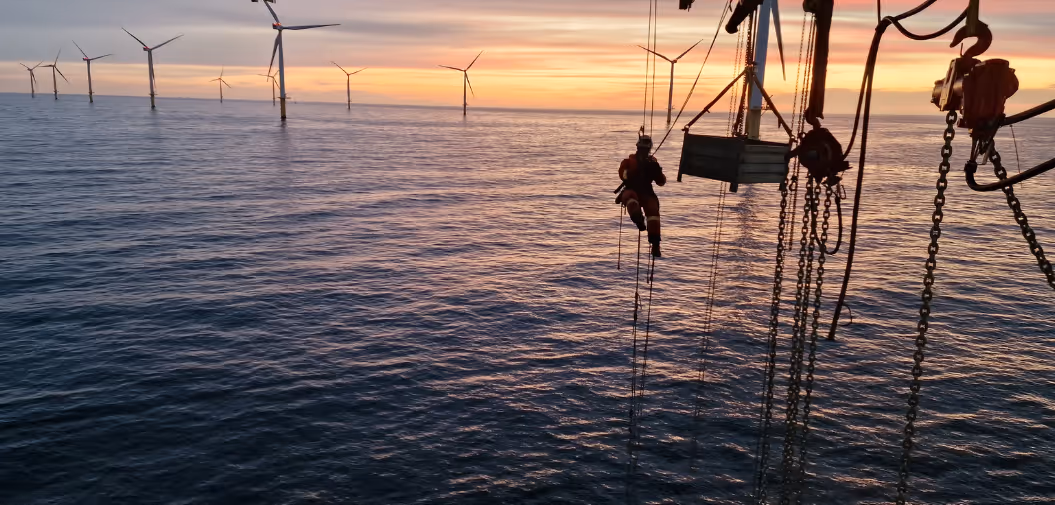 The new J-Tube was installed at the Riffgat Offshore Substation to facilitate the safe and efficient routing of new subsea cables. This installation protects the cables as they enter the substation, ensuring reliable transmission for offshore wind energy generation.